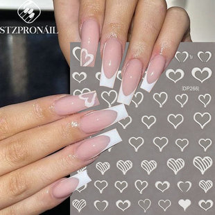 5d Nail Sticker French Relief Sticker Valentine's Day Love B