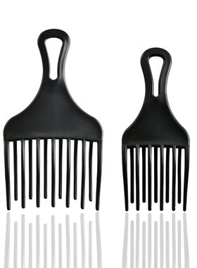 1Pc Pro High Low Gear Comb Insert Afro Hair Pick Big Tooth C