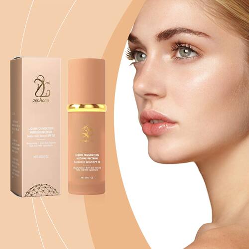 4-in-1 Foundation Liquid Soft Matte Long Lasting Hydrating M