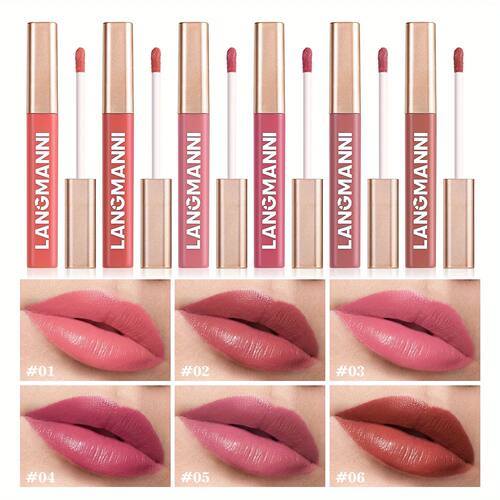 Matte liquid lipstick does not fade and does not stick to th