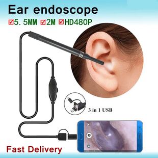 USB HD Mini Camera Electronic Ear Spoon Endoscope Cleaner Ea