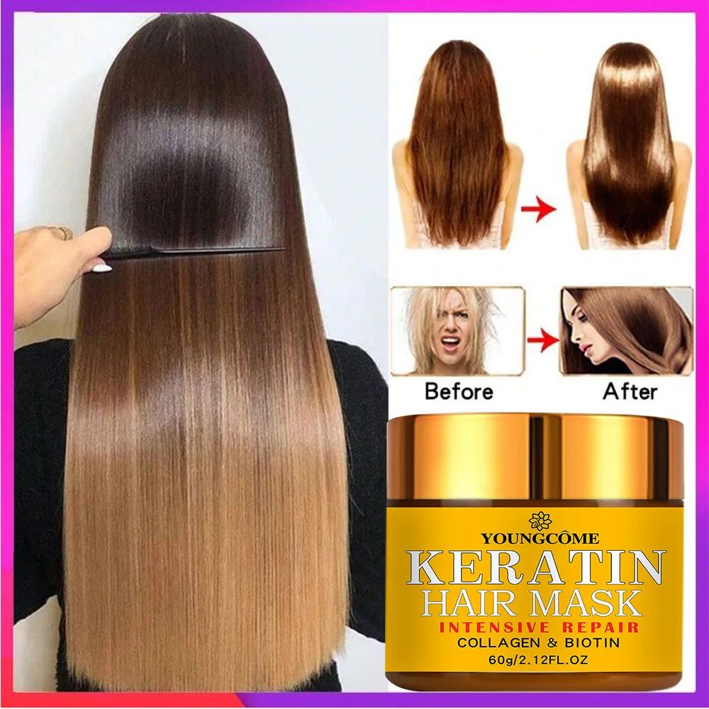 Hair Repairs Hair Mask Biotin Collagen Keratin Treatment Hai