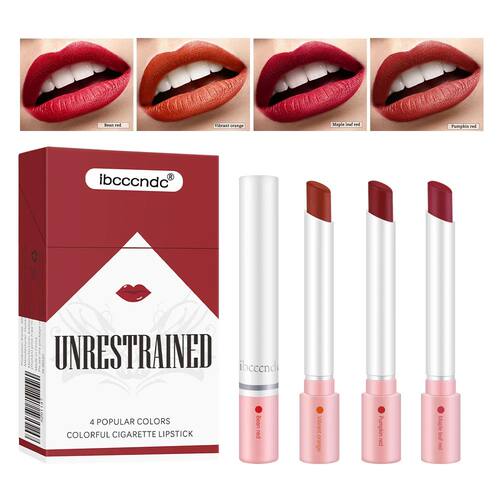 4 Colors Lipstick Set Velvet Matte Waterproof Long-Lasting L