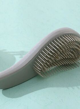 1pcs Marbled Soft Tooth Comb Anti-static Hair Brush Handle E