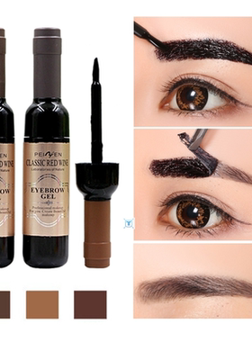 1Pcs Eyebrow Tattoo Gel Black Coffee Gray Peel Off Eye Brow