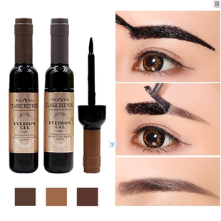 1Pcs Eyebrow Tattoo Gel Black Coffee Gray Peel Off Eye Brow