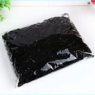 200PCS Elastic Hair Ropes Rubber Band Ladies Braided Headban