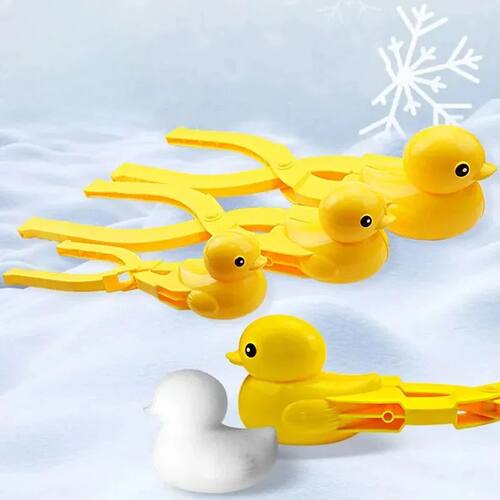 3pcs Duck Shape Snowball Making Clip Winter Snowball Fight S