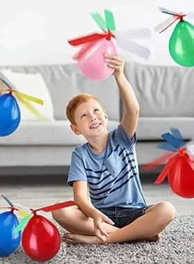 1pc Air Balloon Helicopter Toy Funny Balloon Ortable Outdoor