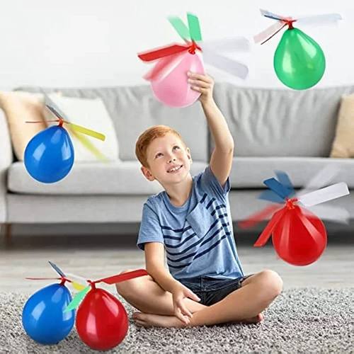 1pc Air Balloon Helicopter Toy Funny Balloon Ortable Outdoor