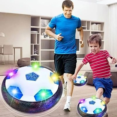 LED Hover Soccer Ball Toy Bubble Floating Football Interacti