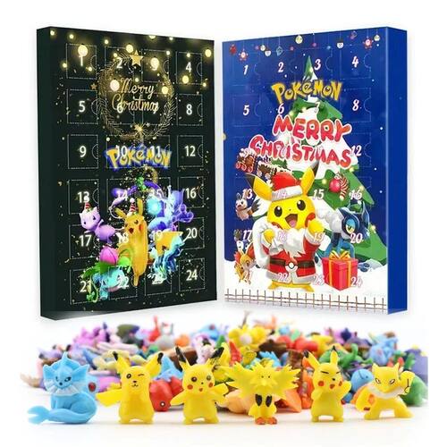 24pcs Pokemon Pikachu Christmas Advent Calendar Blind Box An