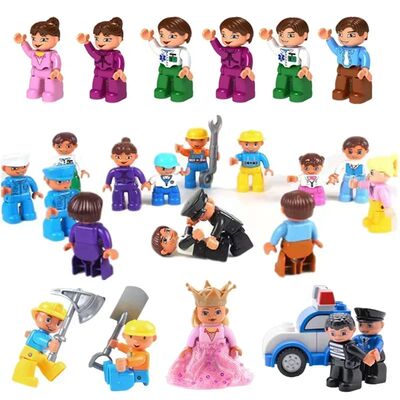 Big Size Action Figures Doll Police Princess Family Member B