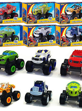 Children's Toy Car and Monster Machines Super Stunts Blaze