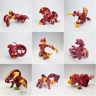 Original Drago Transformation Robot Catapult Battle Ball Car