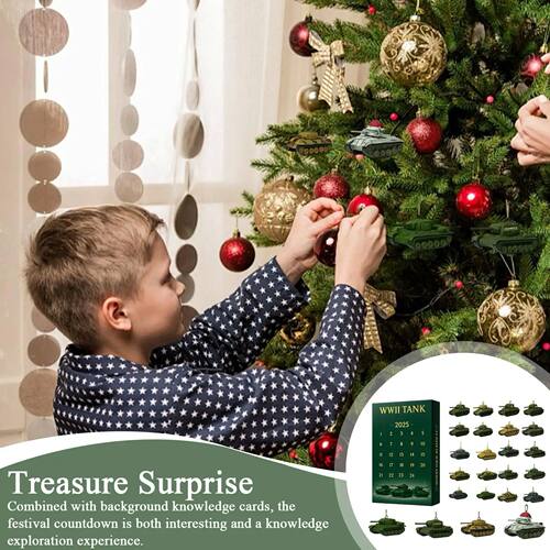 Advent Christmas Calendars 24-Day 2d Acrylic Collectible Adv