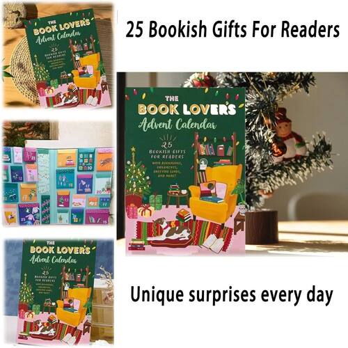 New Year The Book Lover's Advent Calendar Home Decor With 25
