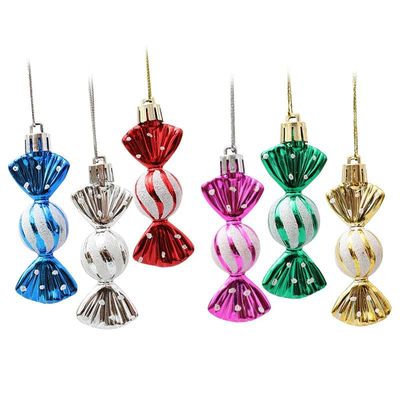 6pcs/box Candy Crutch Icicle Christmas Tree DIY Ornaments Ne