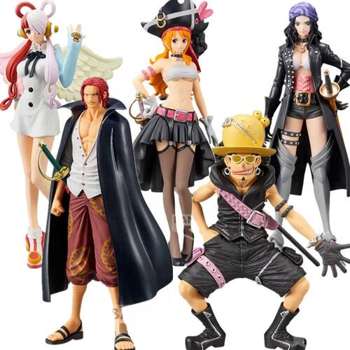 14-17cm Film Red DXF Uta Anime Figure Luffy Nami Robin Shank