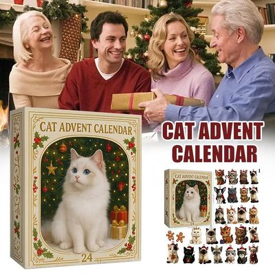Cat Lovers Christmas Advent Calendar Countdown Blind Box Acr