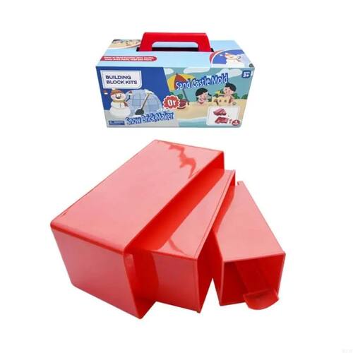 4PCS/Set Snow Block Maker Sand Castles Mold Kits Set For Kid