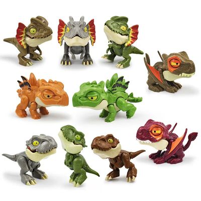 Mini Finger Dinosaur Anime Action Figures Toys Funny Simulat