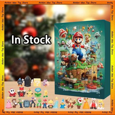 Super Mario Figurine Cartoon Christmas Advent Calendar Blind