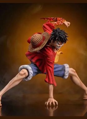 18cm Monkey D Luffy Luffy Figures Battle Style Action Figure
