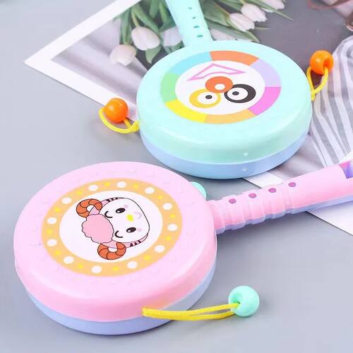 Fruit Animals Pull Out Wave Drums Cartoon Cute and Chewy Mus