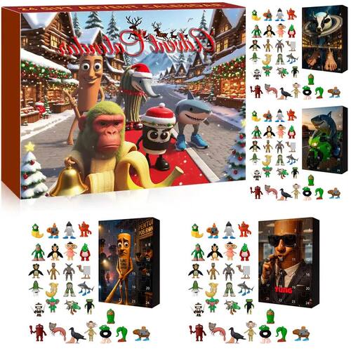 Hot TUNG TUNG TUNG 24 Christmas Advent Calendars Surprise Ha