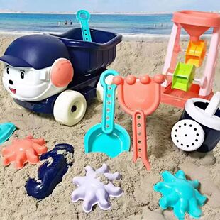 Kids Beach Sand Toys Children Summer Toy Car Model Sprinkler