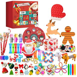 Christmas Advent Calendar for Kid girls boys gift toys Box S
