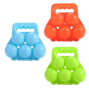 Clip Wear resistant Plastics ball Maker Double Snow Snowball