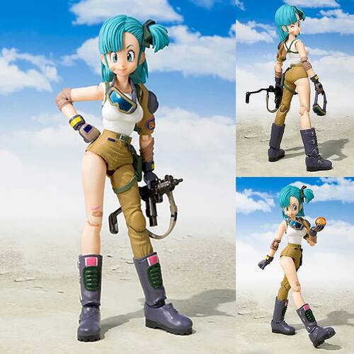 Anime Dragon Ball Bulma Figures PVC Movable Collection Doll