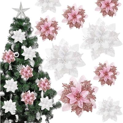 Artificial Flowers Berry Bouquet Christmas Tree Decoration G