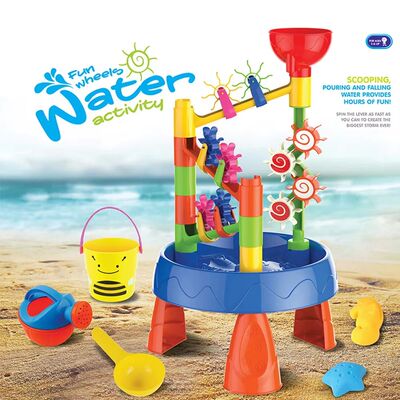 Waterwheel Funnel Beach Table Set Kids Sand Water Table Chil