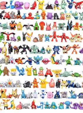 24-144Pcs Different Style Pokemon Anime Figure Pikachu Actio