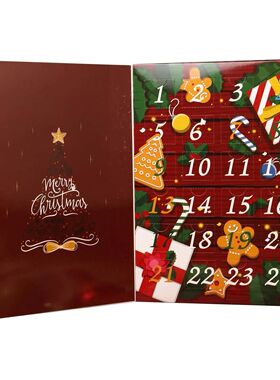 24 Days Fillable Reusable Christmas Advent Filling Box Kids