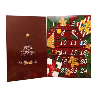 24 Days Fillable Reusable Christmas Advent Filling Box Kids