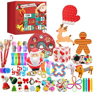 Christmas Advent Calendar for Kid girls boys gift toys Box S