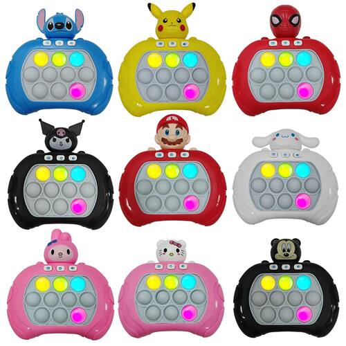 New Pikachu Quick Push Game Pop Up Fidget Bubble Electronic