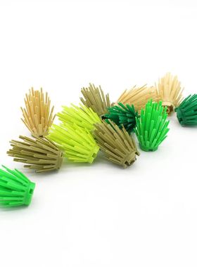 30pcs bag Moc 6064 Plant Prickly Bush 2x2x4 Grass Enlighten