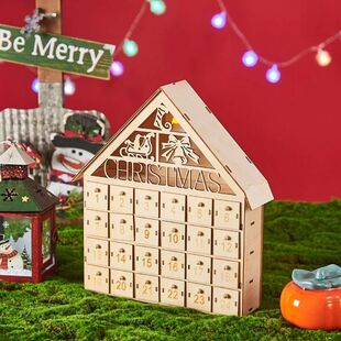 Festive Christmas Advent Calendar Exquisite Desktop Decorati