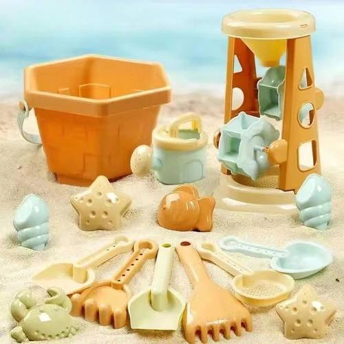 Children's Outdoor Beach Toys Fun Shovel Beach Bucket Set St
