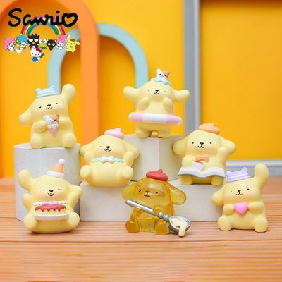 Sanrio Blind Box Pompompurin Kawaii Candy Series Cartoon Mod