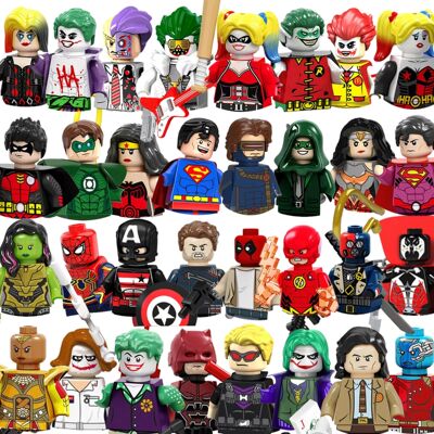 Marvel Blocks Brick Hero Batman Joker Superman Catwoman Mini