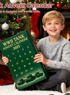 Tank Advent Christmas Calendars 24-Day 2d Acrylic Collectibl