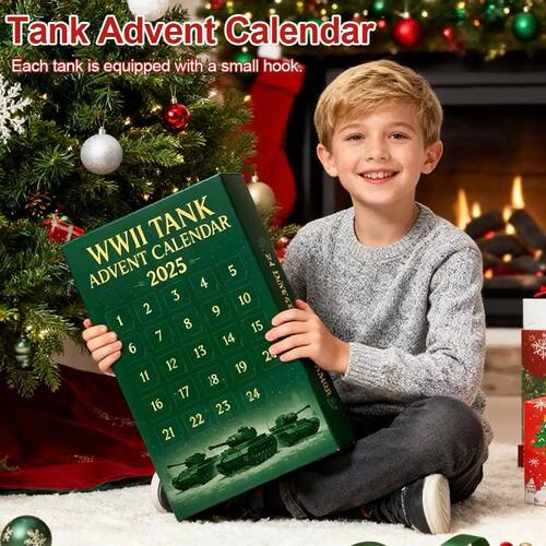 Tank Advent Christmas Calendars 24-Day 2d Acrylic Collectibl