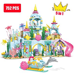 Friends Princess Undersea Palace Luxury Castle Playground Ho