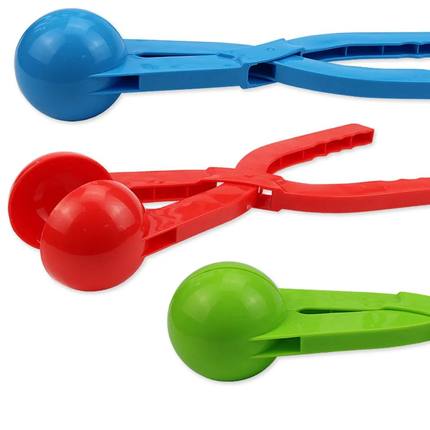 3D Round Shape Snowball Clip Maker Snow Sand Mold Tool Winte